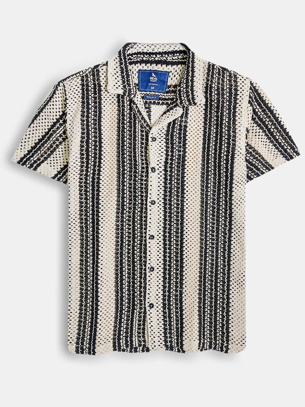 Mens Crochet Woven Shirts