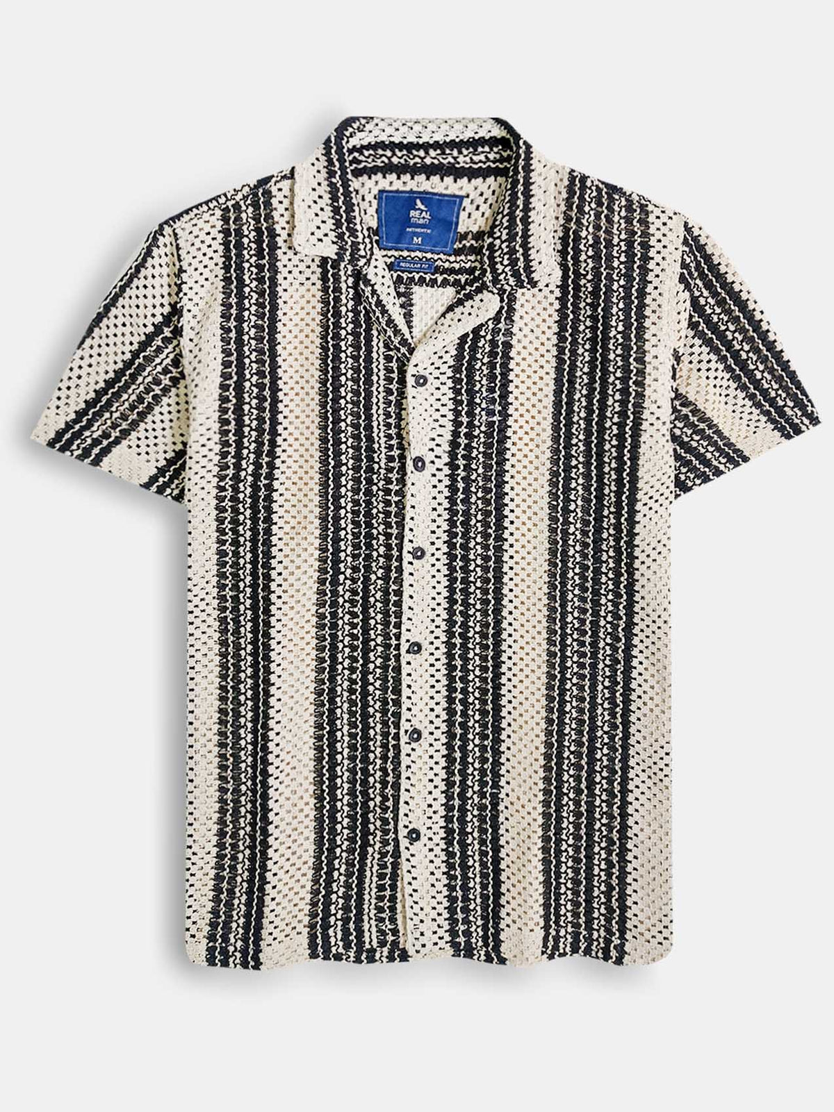 Mens Crochet Woven Shirts