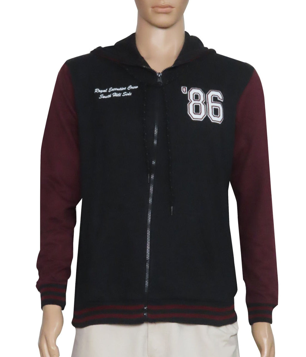 Mens Hooded Full Zipper Sweatshirt