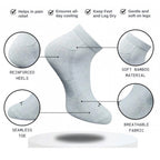 3_Pair Set Unisex Casual Cotton Printed Low Cut Socks (Multicolor)