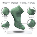 3_Pair Set Unisex Casual Cotton Printed Low Cut Socks (Multicolor)