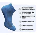 3_Pair Set Unisex Casual Cotton Printed Low Cut Socks (Multicolor)