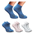 3_Pair Set Unisex Casual Cotton Printed Low Cut Socks (Multicolor)