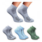 3_Pair Set Unisex Casual Cotton Printed Low Cut Socks (Multicolor)
