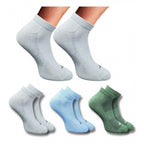 3_Pair Set Unisex Casual Cotton Printed Low Cut Socks (Multicolor)