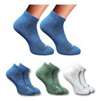 3_Pair Set Unisex Casual Cotton Printed Low Cut Socks (Multicolor)