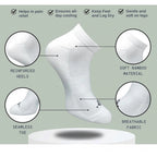 3_Pair Set Unisex Casual Cotton Printed Low Cut Socks (Multicolor)