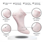 3_Pair Set Unisex Casual Cotton Printed Low Cut Socks (Multicolor)