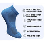 3_Pair Set Unisex Casual Cotton Printed Low Cut Socks (Multicolor)