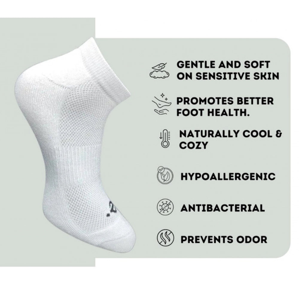 3_Pair Set Unisex Casual Cotton Printed Low Cut Socks (Multicolor)
