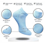3_Pair Set Unisex Casual Cotton Printed Low Cut Socks (Multicolor)