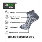 3_Pair Set Unisex Casual Cotton Printed Low Cut Socks (Multicolor)