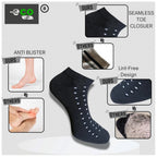 3_Pair Set Unisex Casual Cotton Printed Low Cut Socks (Multicolor)