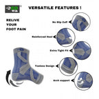 3_Pair Set Unisex Casual Cotton Printed Ankle Length Support Socks (Multicolor)