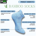 4_Pair Set Unisex Casual Bamboo Cotton Printed Ankle Length Socks (Multicolor)