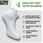 4_Pair Set Unisex Casual Bamboo Cotton Printed Ankle Length Socks (Multicolor)