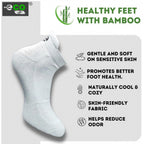 4_Pair Set Unisex Casual Bamboo Cotton Printed Ankle Length Socks (Multicolor)