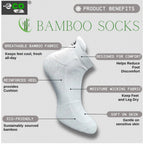 4_Pair Set Unisex Casual Bamboo Cotton Printed Ankle Length Socks (Multicolor)