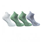 4_Pair Set Unisex Casual Bamboo Cotton Printed Ankle Length Socks (Multicolor)