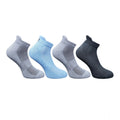 4_Pair Set Unisex Casual Bamboo Cotton Printed Ankle Length Socks (Multicolor)