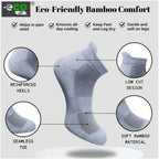 4_Pair Set Unisex Casual Bamboo Cotton Printed Ankle Length Socks (Multicolor)