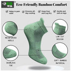 4_Pair Set Unisex Casual Bamboo Cotton Printed Ankle Length Socks (Multicolor)