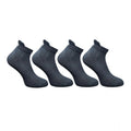 4_Pair Set Unisex Casual Bamboo Cotton Printed Ankle Length Socks (Multicolor)