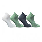 4_Pair Set Unisex Casual Bamboo Cotton Printed Ankle Length Socks (Multicolor)
