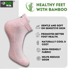 4_Pair Set Unisex Casual Bamboo Cotton Printed Ankle Length Socks (Multicolor)