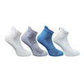 4_Pair Set Unisex Casual Bamboo Cotton Printed Ankle Length Socks (Multicolor)