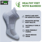 4_Pair Set Unisex Casual Bamboo Cotton Printed Ankle Length Socks (Multicolor)