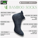 4_Pair Set Unisex Casual Bamboo Cotton Printed Ankle Length Socks (Multicolor)