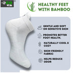 4_Pair Set Unisex Casual Bamboo Cotton Printed Ankle Length Socks (Multicolor)