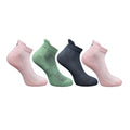 4_Pair Set Unisex Casual Bamboo Cotton Printed Ankle Length Socks (Multicolor)