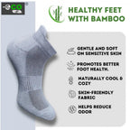 4_Pair Set Unisex Casual Bamboo Cotton Printed Ankle Length Socks (Multicolor)