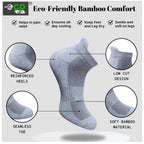 4_Pair Set Unisex Casual Bamboo Cotton Printed Ankle Length Socks (Multicolor)