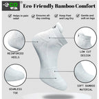 4_Pair Set Unisex Casual Bamboo Cotton Printed Ankle Length Socks (Multicolor)