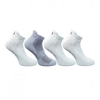 4_Pair Set Unisex Casual Bamboo Cotton Printed Ankle Length Socks (Multicolor)
