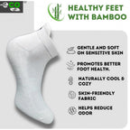 4_Pair Set Unisex Casual Bamboo Cotton Printed Ankle Length Socks (Multicolor)