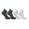 4_Pair Set Unisex Casual Bamboo Cotton Printed Ankle Length Socks (Multicolor)