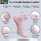 4_Pair Set Unisex Casual Bamboo Cotton Printed Ankle Length Socks (Multicolor)