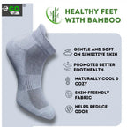 4_Pair Set Unisex Casual Bamboo Cotton Printed Ankle Length Socks (Multicolor)