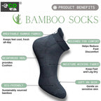 4_Pair Set Unisex Casual Bamboo Cotton Printed Ankle Length Socks (Multicolor)