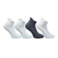 4_Pair Set Unisex Casual Bamboo Cotton Printed Ankle Length Socks (Multicolor)