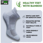 4_Pair Set Unisex Casual Bamboo Cotton Printed Ankle Length Socks (Multicolor)