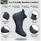 4_Pair Set Unisex Casual Bamboo Cotton Printed Ankle Length Socks (Multicolor)