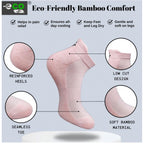 4_Pair Set Unisex Casual Bamboo Cotton Printed Ankle Length Socks (Multicolor)