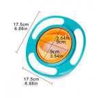 Pack Of 2_Gyro Bowl – Spill-Proof Rotating Fun Bowl for Kids (Color: Assorted )