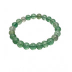 Natural Crystal 8mm Fluorite Bracelet (Green)