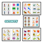 Montessori Busy Book – Early Learning Activity Set (2–4 Years, Multicolor)